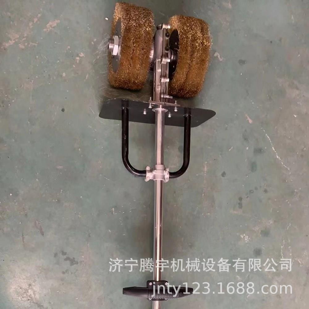 手持式彩钢瓦表面除锈机 电动钢板除锈机供应 铁板表面去锈机供应