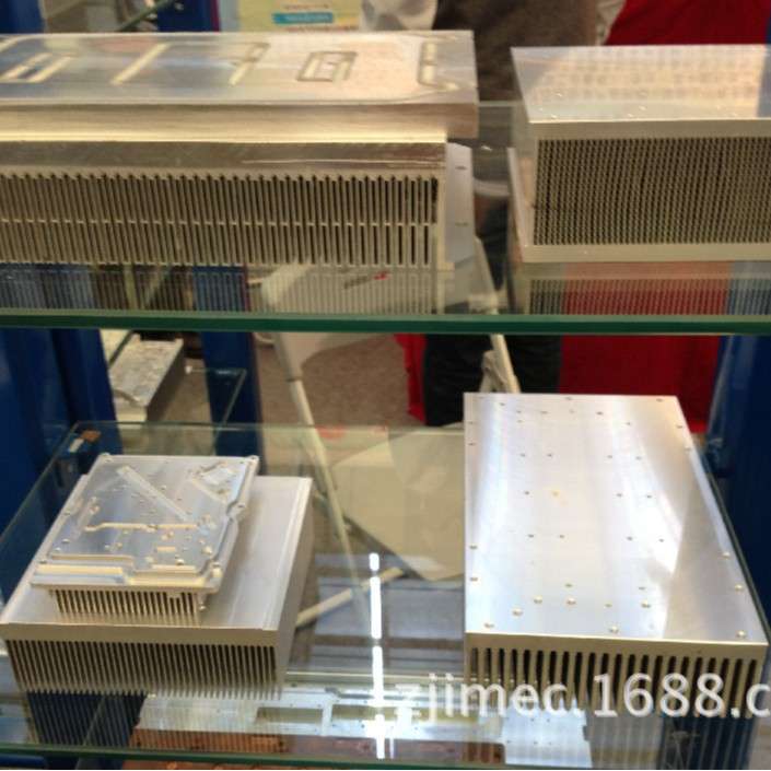 厂家 高密齿铝型材散热器 LED路灯模组IGBT桥堆电磁加热散热器