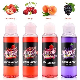 Sex Lubricant Massage Fruit Body Flavor Gel 100ml OrgGasm