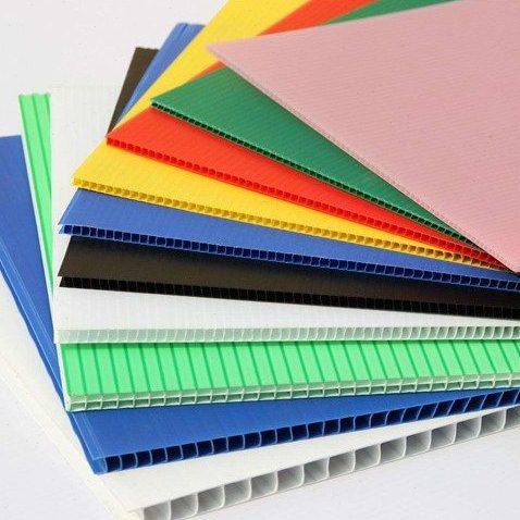 pp中空板防静电塑料中空板周转箱隔板格挡垫板瓦楞板框架万通板