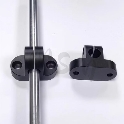 塑料小T型夹感应l器夹光电护栏支架卧式支柱固定夹光轴支撑座