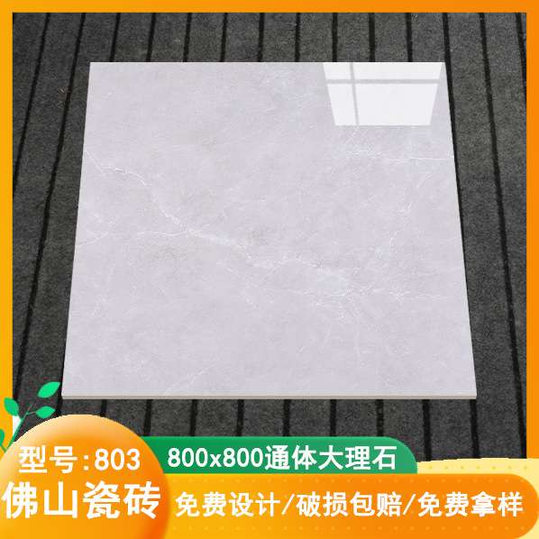 客厅卧室全抛釉升级瓷抛岩板大理石瓷砖800x800地面砖佛山地板砖