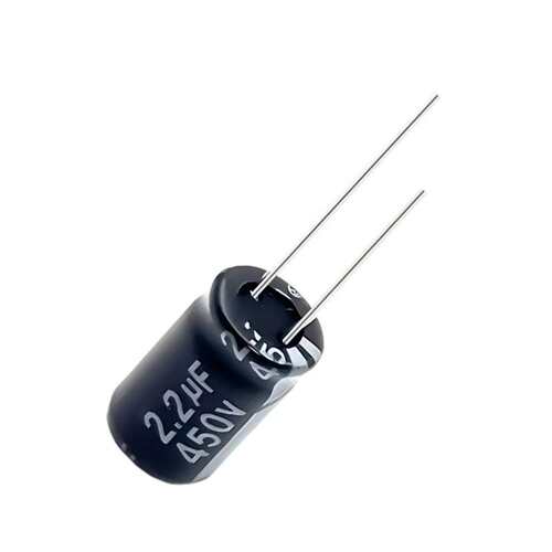 450V2.2UF电解电容 8*12mm 2.2UF/450V LED驱动照明电源用电容器