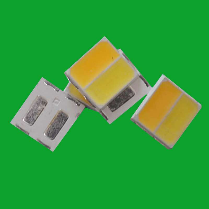 5050双色灯珠 5050双杯双色 正白暖白组合1W灯珠 汽车灯条用