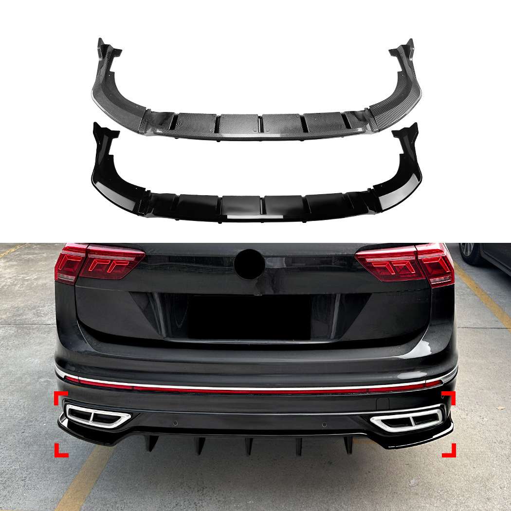适用大众途观Tiguan MK2.5 Rline 国产版后杠后唇尾唇扰流板改装