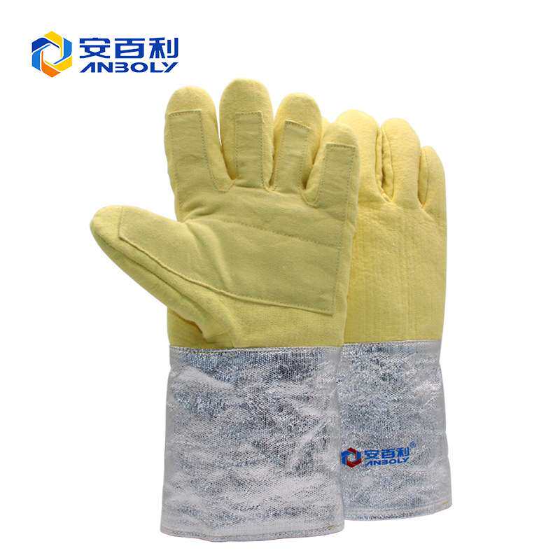 安百利ABL-S532耐高温500度铝箔隔热手套耐磨防切割加厚防护手套