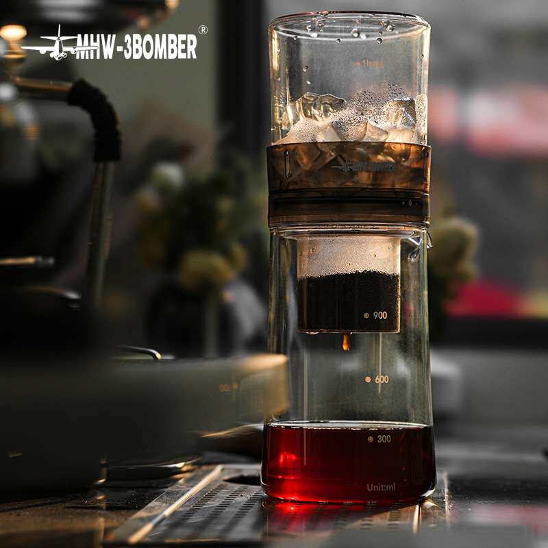 MHW-3BOMBER轰炸机Baro冰滴壶 家用咖啡冷萃壶 滴漏式咖啡壶600ml
