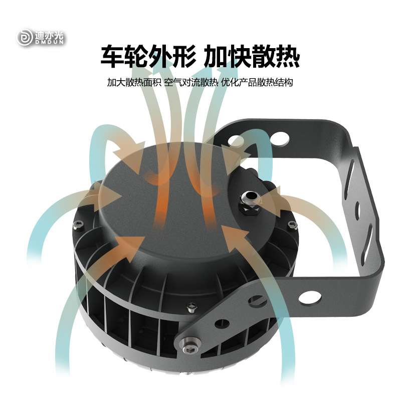 led车轮射树灯户外投光灯花园草坪景观灯圆型射灯高亮投光灯