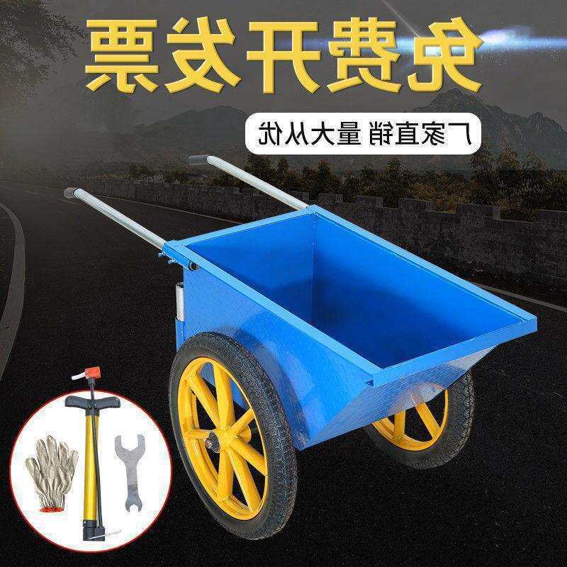 斗车手推车加厚劳动车手推车灰工地人力建筑家用垃圾车翻斗车小