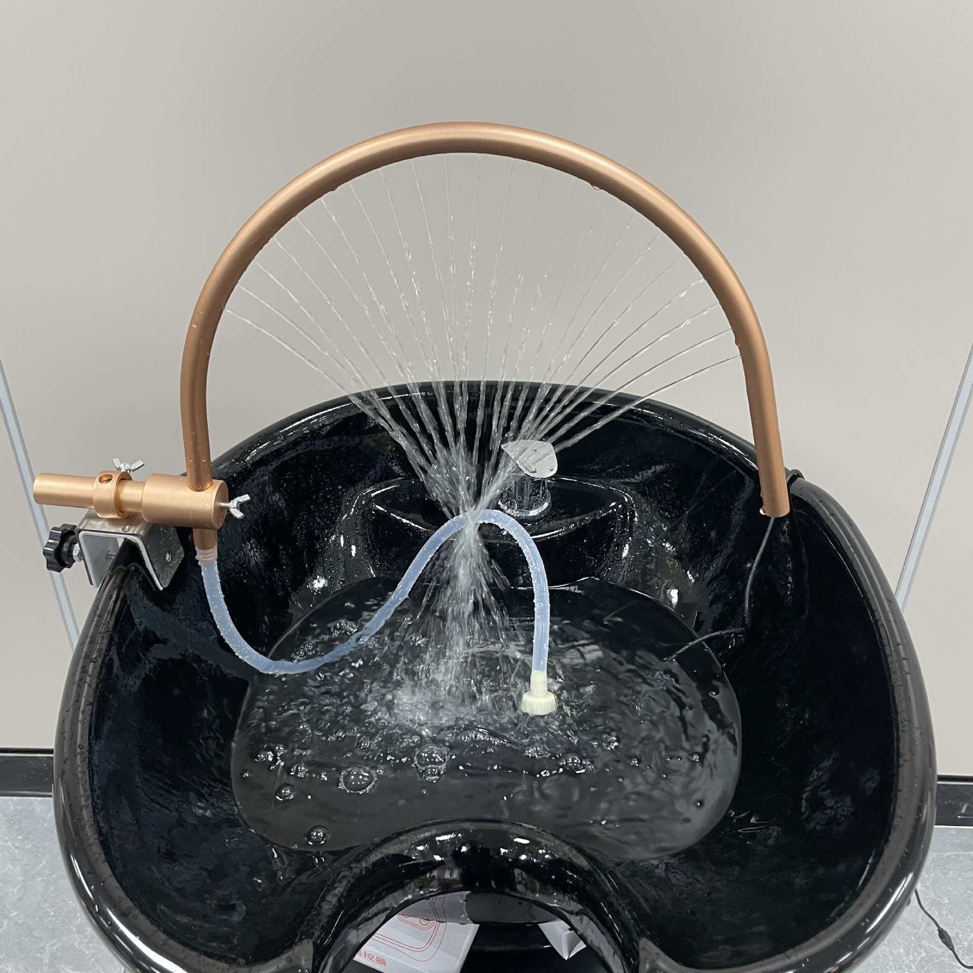 新款跨境水循环爆品理发店发廊专用洗头床弯管抽水泵配件厂家直销