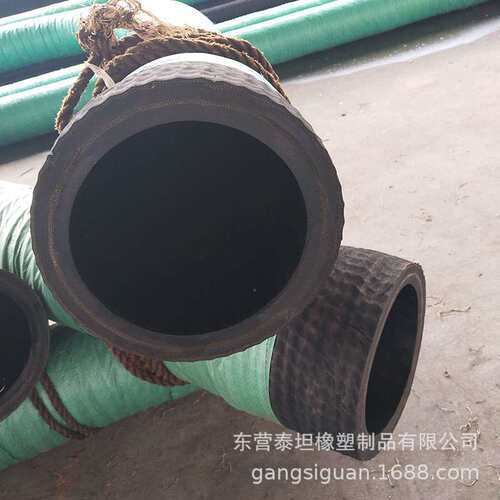 钢丝骨架缠绕 黑色橡胶材质 优质耐磨DN200mm 8寸 吸沙管