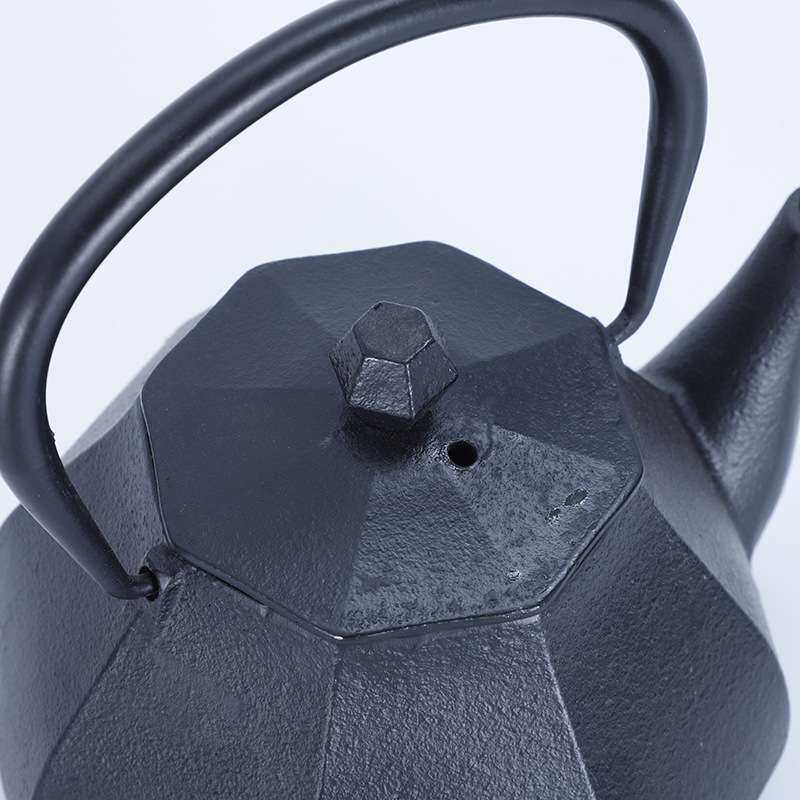 小八角铁壶茶壶铸铁煮水泡茶家用茶具套装复古轻奢复古厂家直供