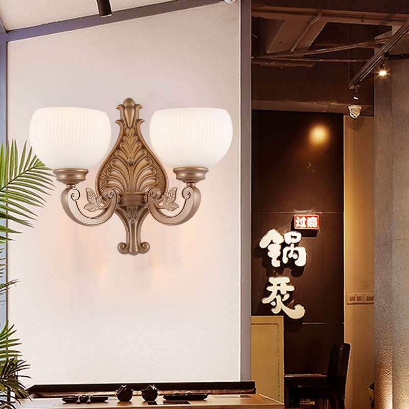 餐厅墙壁灯美式铁艺床头酒吧氛围灯复古走廊工业风灯具厂家