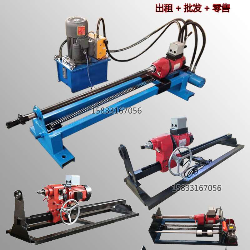 小型液压顶管机 100定向钻孔机 小型液压导向钻孔机施工视频