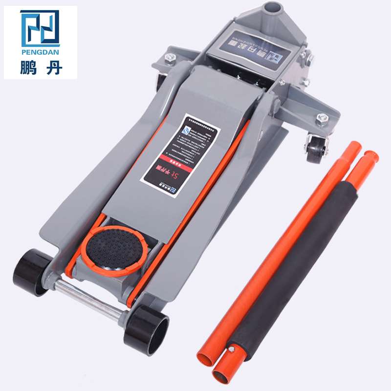 鹏丹5吨卧式千斤顶液压车用加厚手摇 油压换胎维修工具3t轿车越野