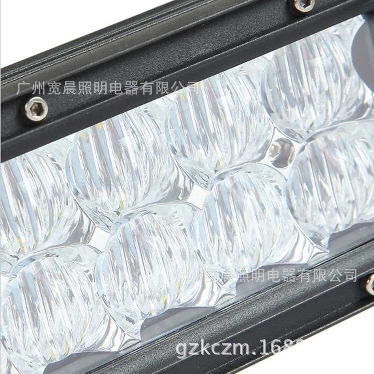 36W LED长条灯适用8英寸5D越野车牧马人长条灯保险杠引擎盖改装灯
