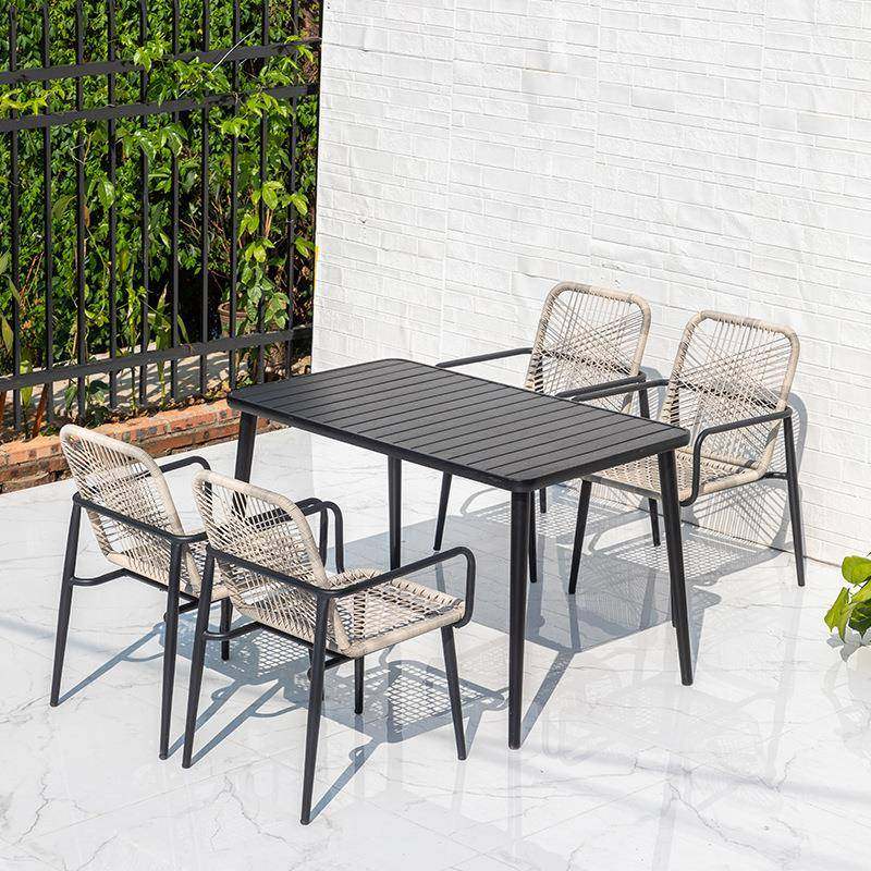 户外藤编桌椅组合休闲室外外摆露天民宿庭院花园藤椅阳台茶桌椅子