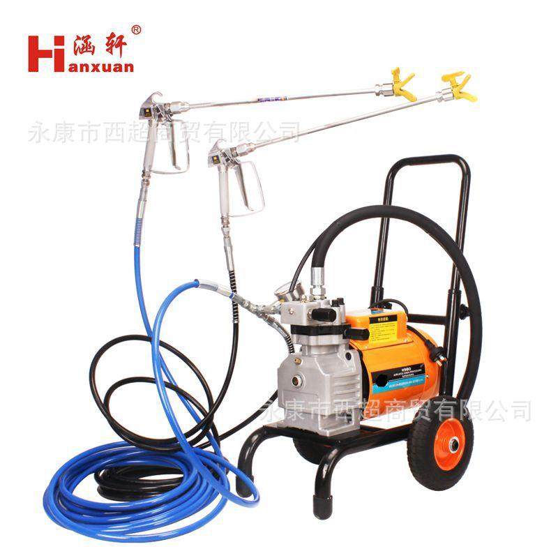 涵轩电动高压无气喷涂机喷乳胶漆980涂料腻子喷涂机油漆喷漆机99