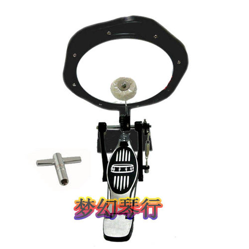 地鼓练习器踩锤练习器 脚鼓练习器【踏板练O习器】哑鼓 送鼓钥匙