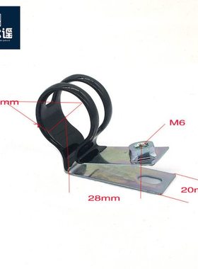 管夹Q686-F4浸塑25   15