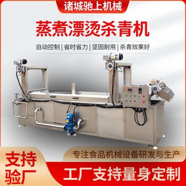 大型西兰花杀青漂烫流水线 山野菜蕨菜漂烫机 豆角清洗漂烫流水线,生活电器,消毒机/活氧机,淘宝优惠券,粉丝福利购,淘宝优惠卷