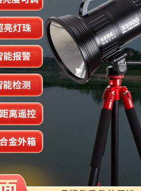 顶钓鱼灯夜钓灯炮X99大功率氙点黄激光强光北京疝气灯0暖0黑坑气