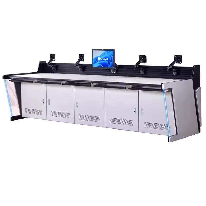 监控操作台指挥中心控制台调度台监控中心工作台弧形2联3联监控台