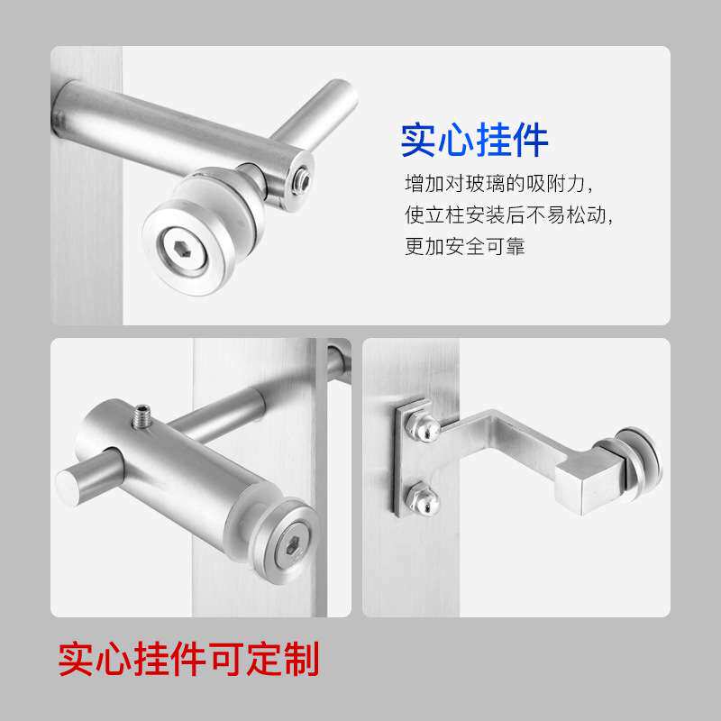 玻璃楼梯扶手商场专用工程玻璃立柱阳台安全护栏室外栏杆围栏