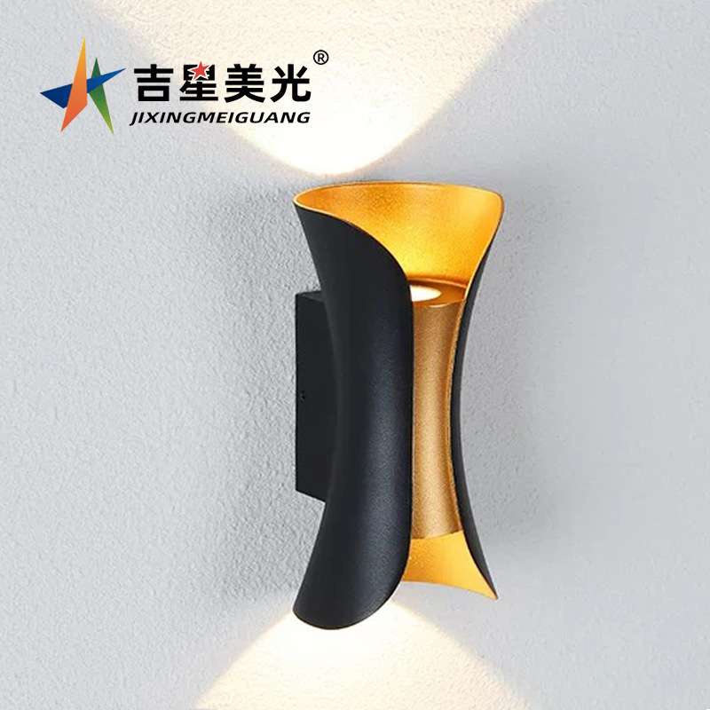 户外防水壁灯室内双头灯酒店走廊灯卧室床头上下照壁灯LED小蛮腰