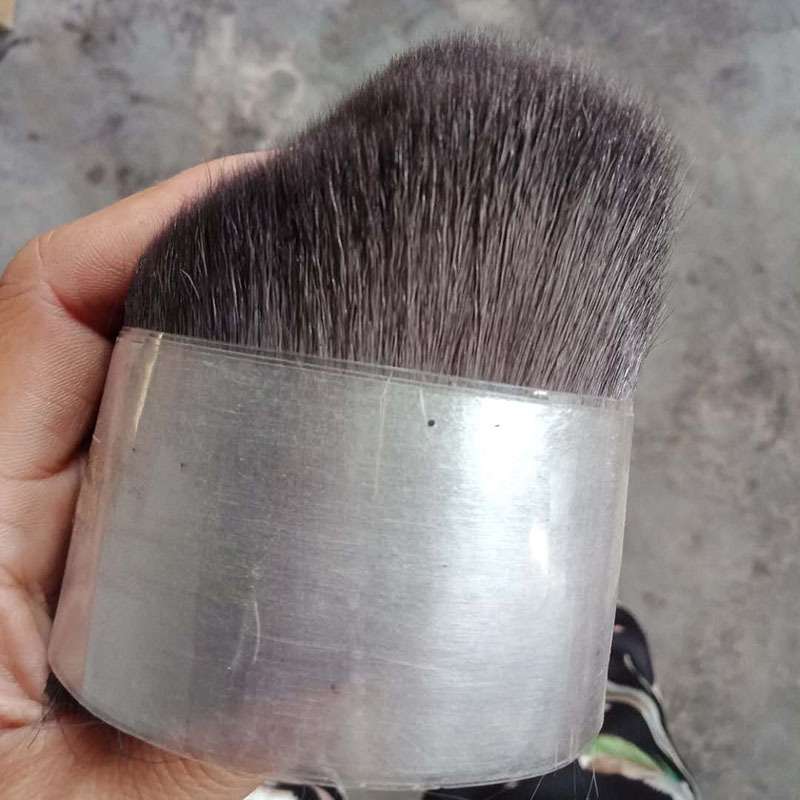 化妆刷毛,动物毛,细光峰羊毛仿灰鼠色现货毛的r绵羊毛精梳