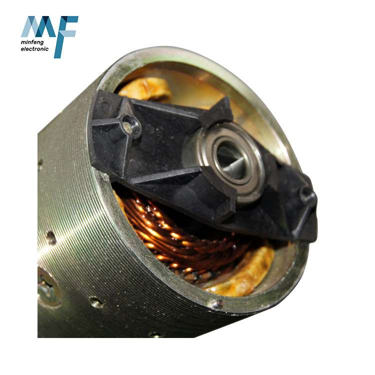 12V 24V自卸车环保环卫车渣土车液压动力单元电动油泵电机 凹槽