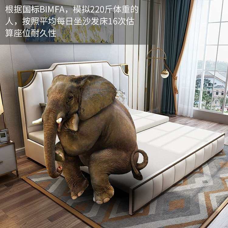 美式轻奢沙发床科技布两用可折叠多功能小户型家用客厅储物沙发床