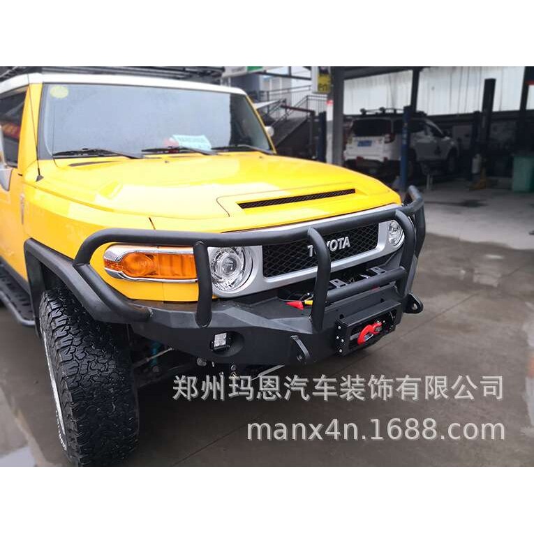 FJ酷路泽竞技前杠 改装前杠 泵霸前杠 护灯前杠