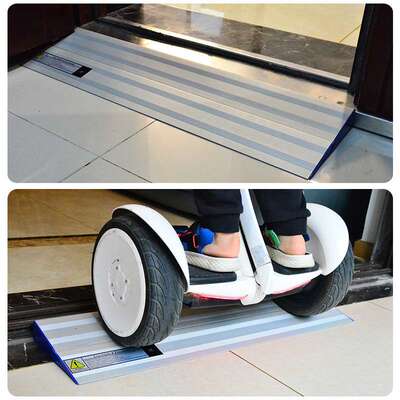 铝合金移动轮椅车斜坡板平板车卸拉货扫地机器人门槛防绊倒台阶垫