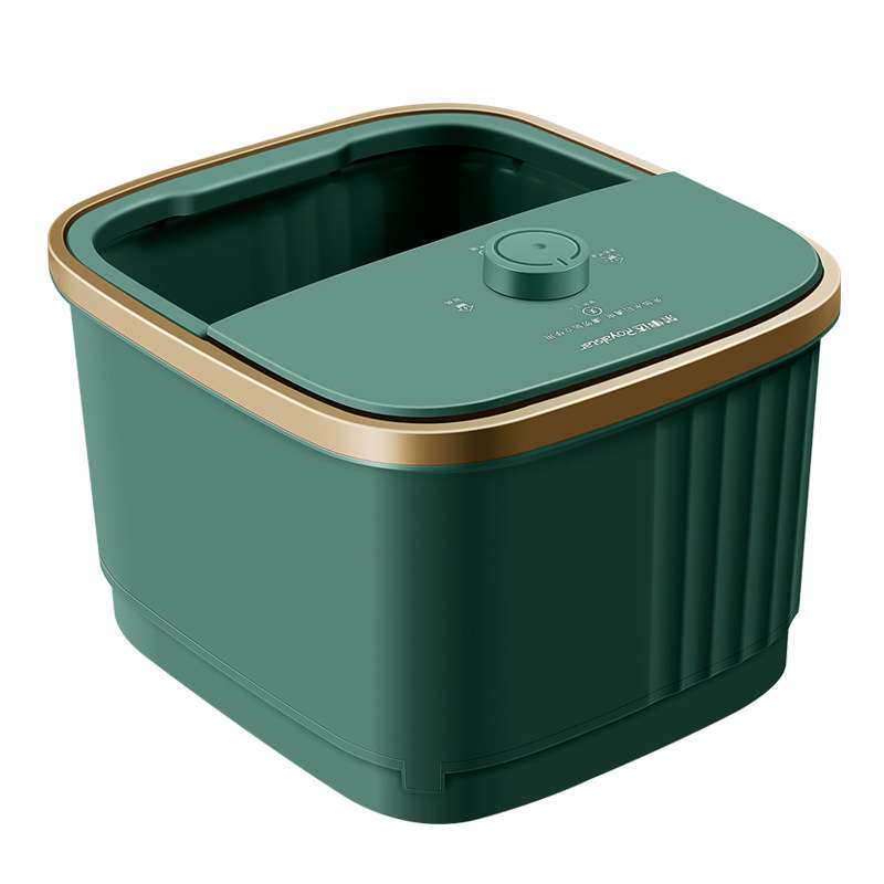 足浴盆滚轮按摩洗脚盆恒温加热泡脚桶家用水柱冲浪足浴器