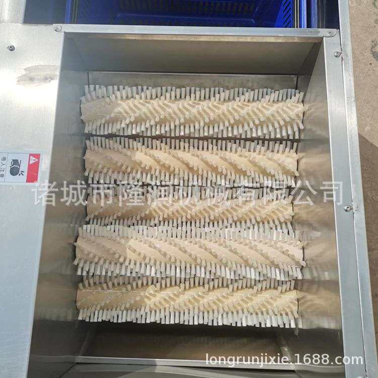 隆润机械供应小龙虾清洗机 软毛刷螺旋洗虾机不伤虾 操作简单