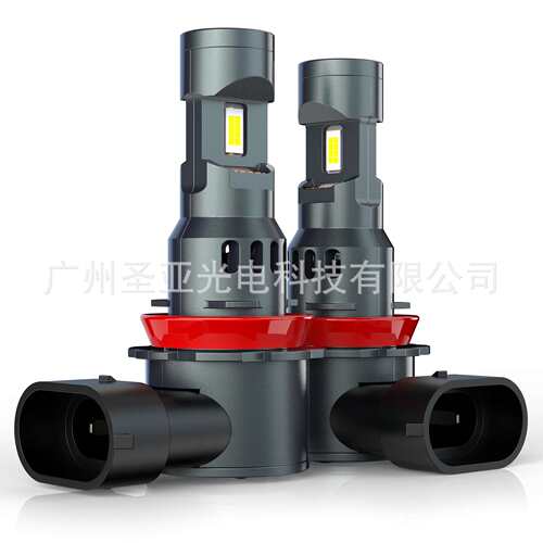 直插式LED大灯汽车LED一体式车灯H4/H7/H11/9005无损安装改装大灯