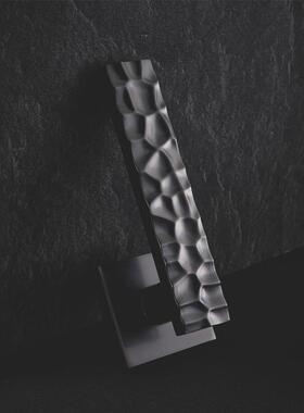 静音分体锁具卧室房间黑色外装机械执手把手现代锌合金室内木门锁