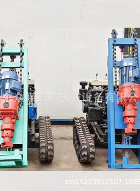 小型气动潜孔钻机 履带式气动潜孔钻机 TF100气动台式潜孔钻机