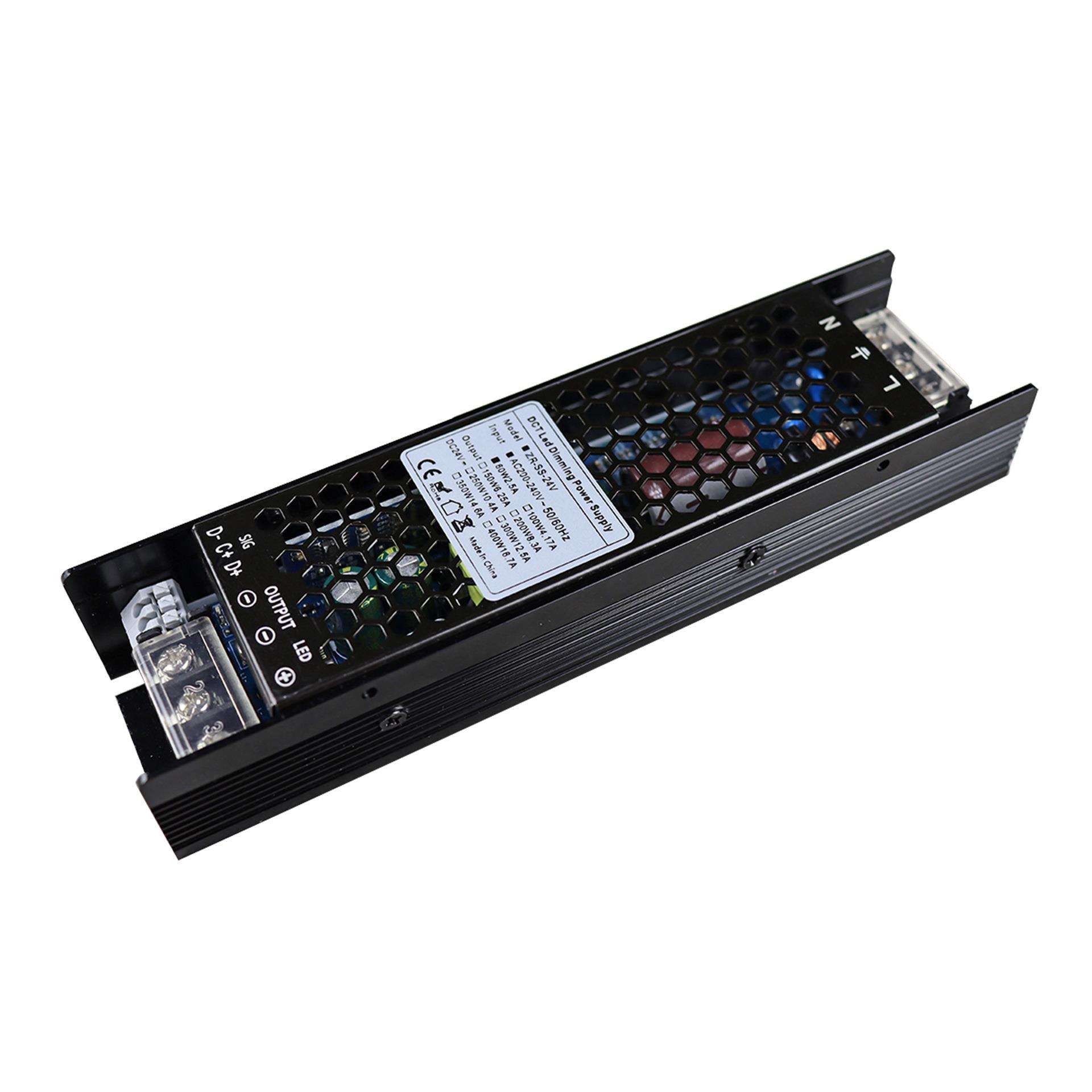 DALI调光调色电源60W-200W灯带24V恒压LED驱动电源灯条0-10V电源