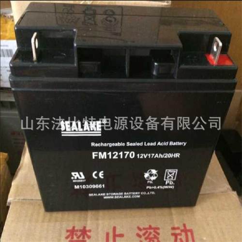 SEALAKE蓄电池FM12170应急电源12V17Ah质保1年 海湖免维护电池