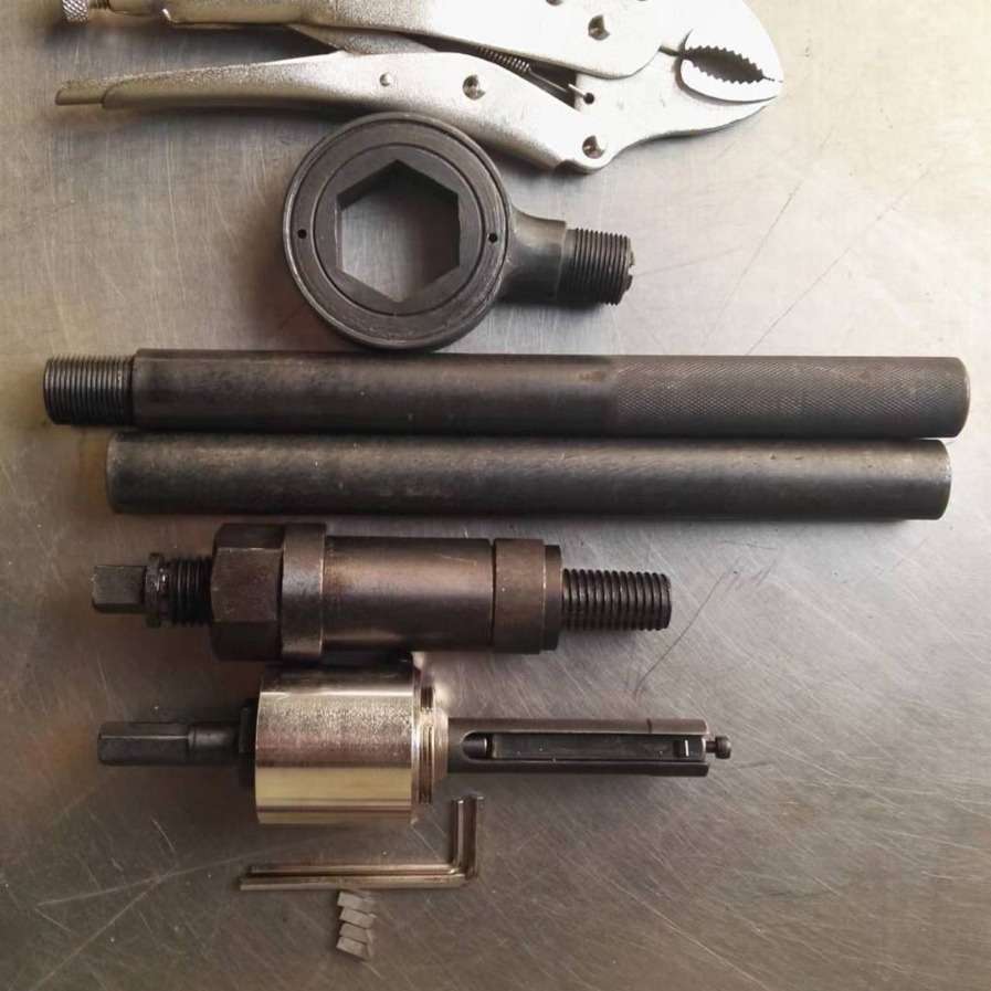 手动螺旋式拔管器取管器冷凝器换热器热交换器维修换管工具