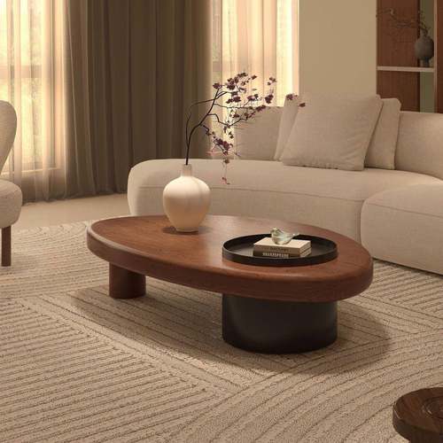 古风实木茶桌茶几客厅简约家用2024异形新款小户型创意原木