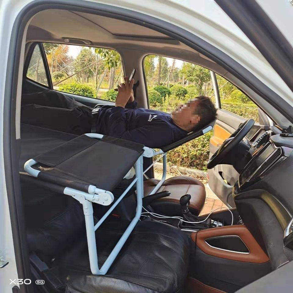 车载床垫车内折叠床 非充气 野外 办公室 多用床出行车内睡觉神器