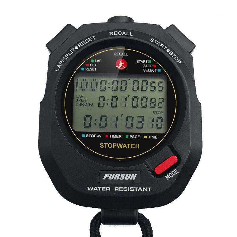 追日pursun多功能电子秒表100道记忆0.01运动会比赛计时器PS1003A