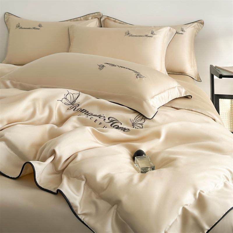 夏天60支兰精天丝四件套a类母婴级冰爽丝滑莱赛尔纤维床上用品