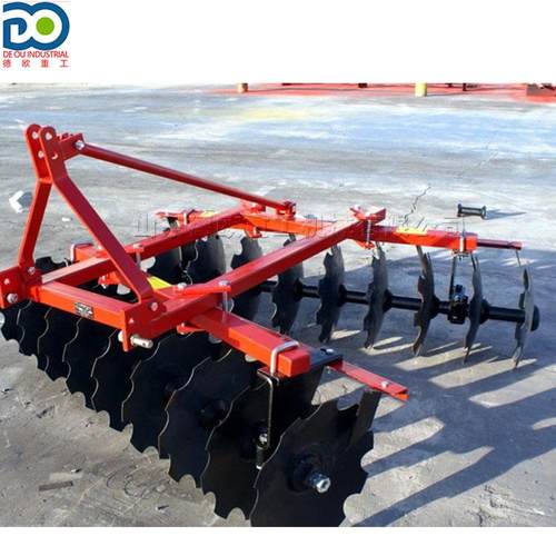拖拉机悬挂式圆耙机 农田翻耕圆盘耙地机 小型松土农用轻耙设备