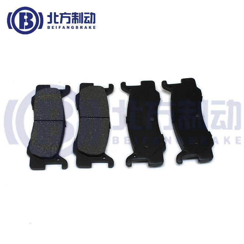 半金属刹车片汽车配件 厂家供应汽车前刹车皮D366 制动摩擦片