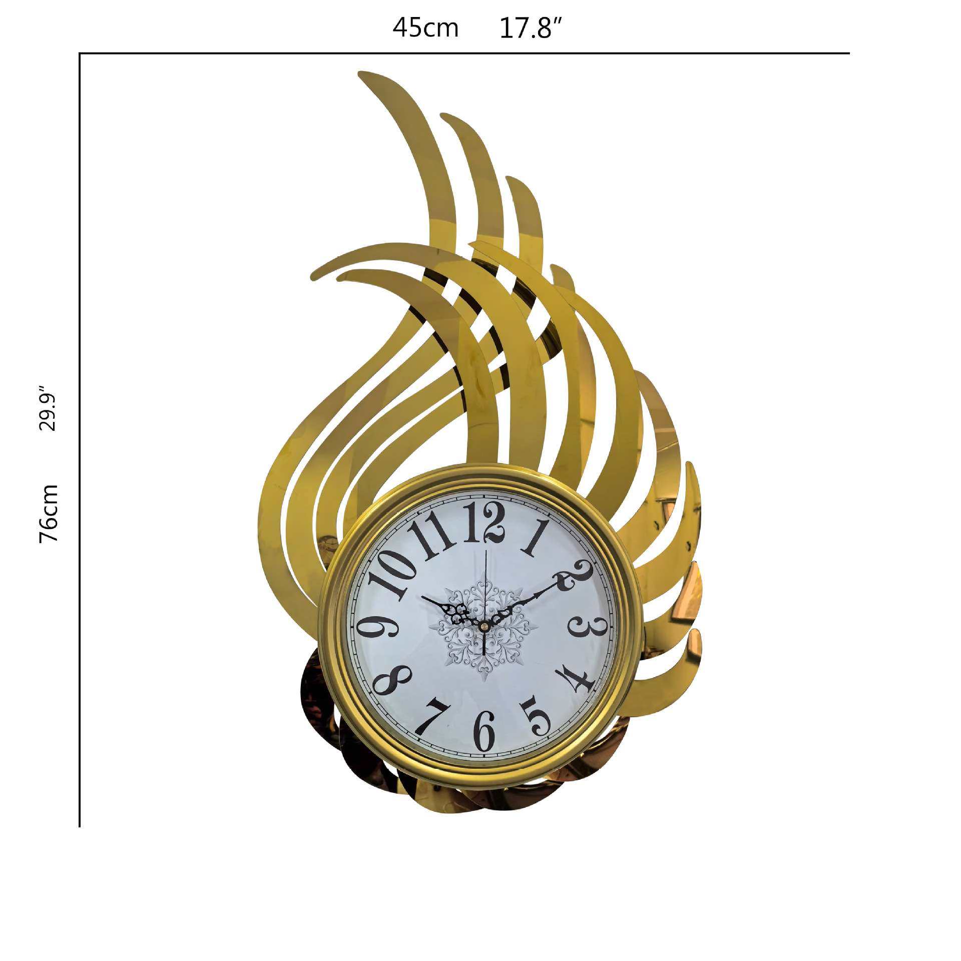 挂钟客厅餐厅墙面装饰创意挂饰挂件墙饰壁挂铁艺壁饰沙发背景装饰