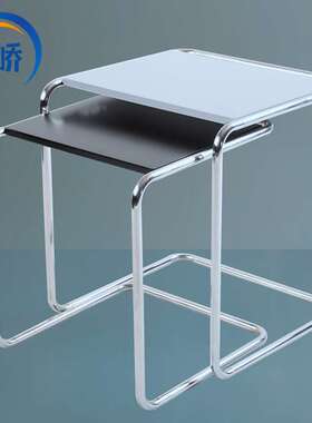 家具B97SideTable金属不锈钢角几现代板式边几客厅侧边现代简约